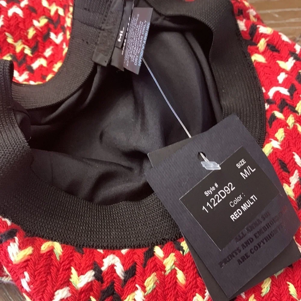 Free people Anna Sui Neo Plaid Cap new with tags one size M/L